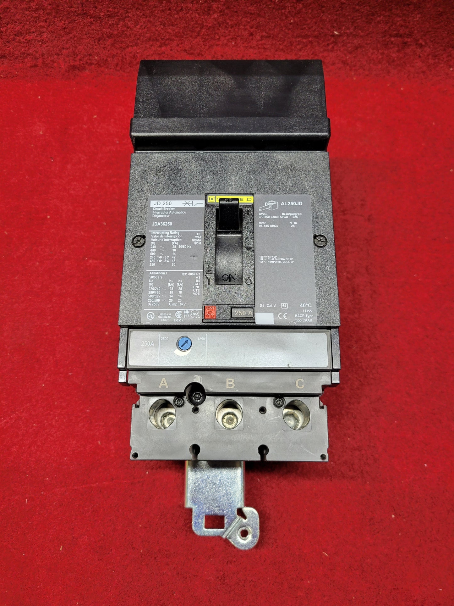 Schneider Electric JDA36250 IAC Certified Refurbished