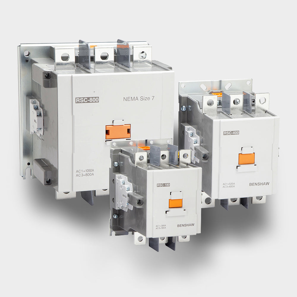 IEC Rated Three Pole Contactor (2 NO/2 NC Auxiliary Contacts) 65A FLA Max (240V Coil)