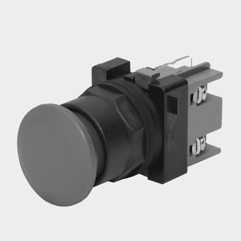 Maintained Push Button - Mushroom 2-Position Twist BLACK 1 Normally Open