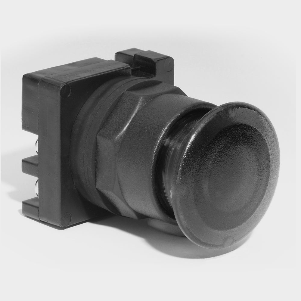 Push-To-Test Pilot Light - Mushroom BLUE 120V