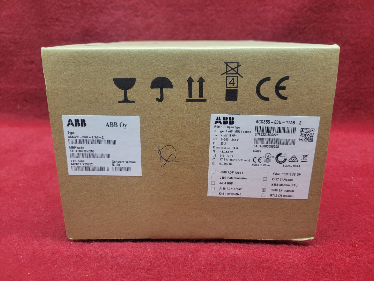 Abb Acs355-03U-17A6-2
