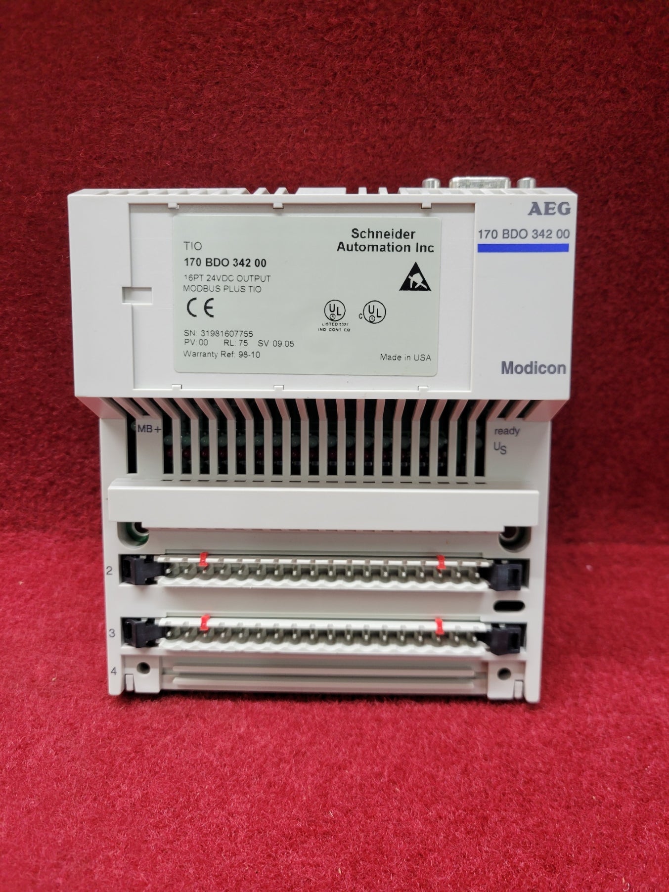 Modicon 170BDO34200 New Surplus