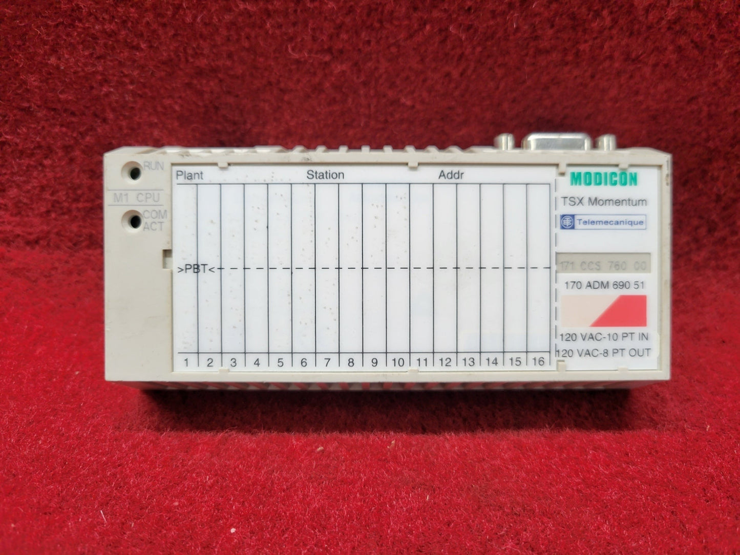 Modicon 171CCS76000 IAC Certified Refurbished