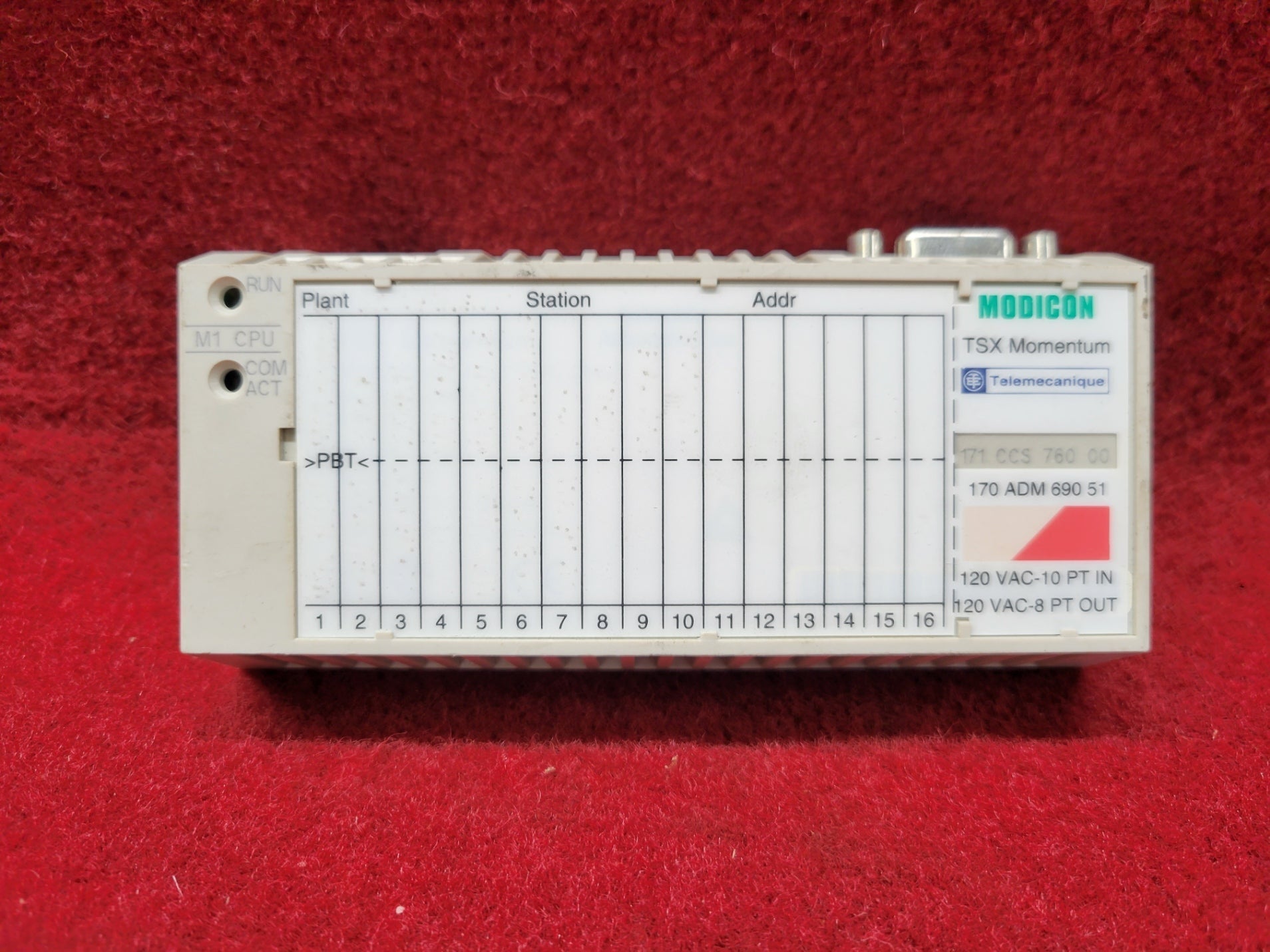 Modicon 171CCS76000 IAC Certified Refurbished