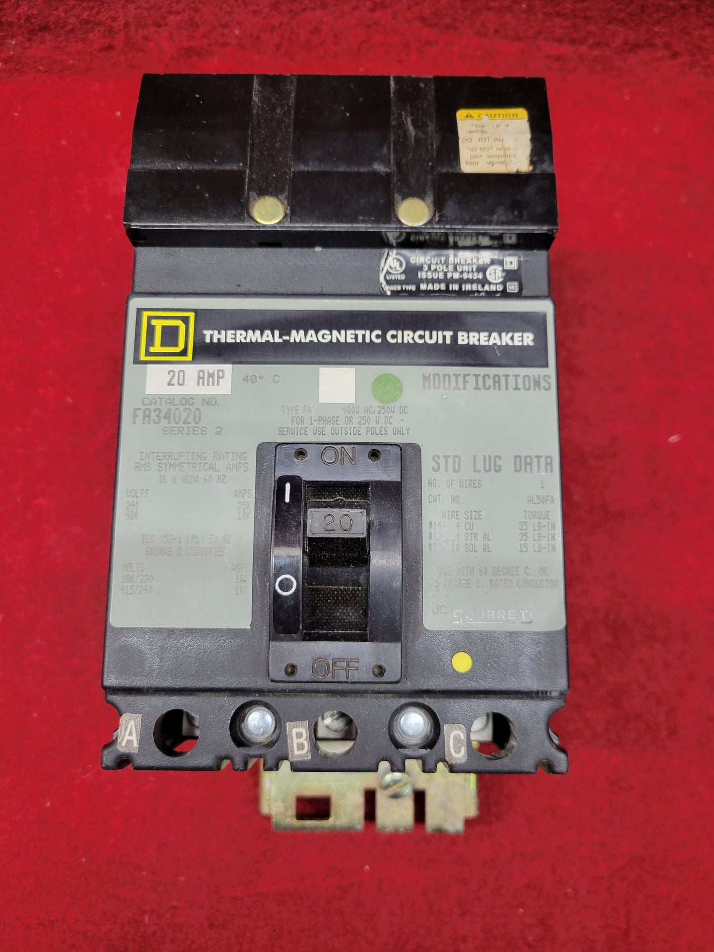 Schneider Electric FA34020 IAC Certified Refurbished