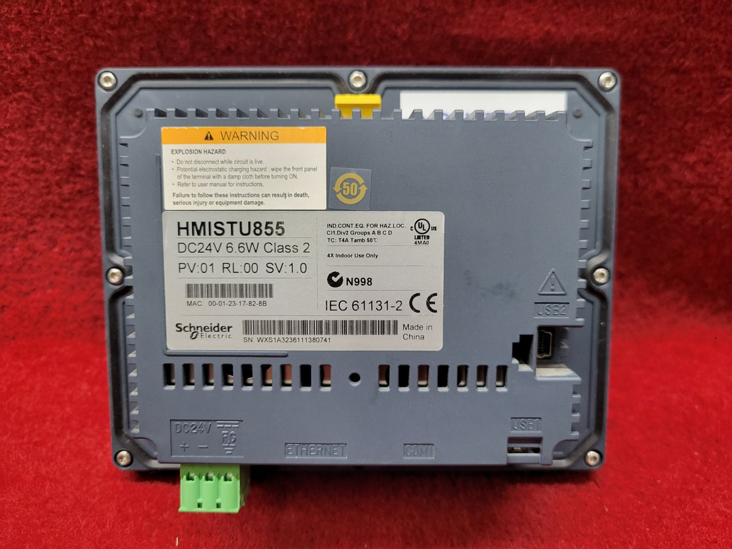 Schneider Electric HMISTU855 IAC Certified Refurbished