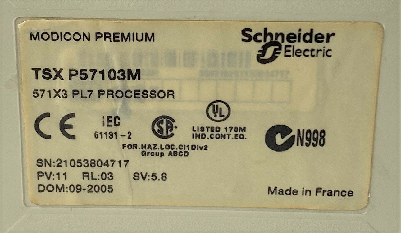 Schneider Electric Tsx-P57-103M