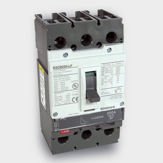 Circuit Breaker 250 A - 250 Frame 3P 600 VAC, N-Normal Fault, FTU Trip Unit, 35 KAIC Interrupt at 480 VAC