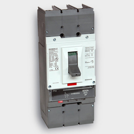 Circuit Breaker 600 A - 600 Frame 3P 600 VAC, H-High Fault, FTU Trip Unit, 65 KAIC Interrupt at 480 VAC