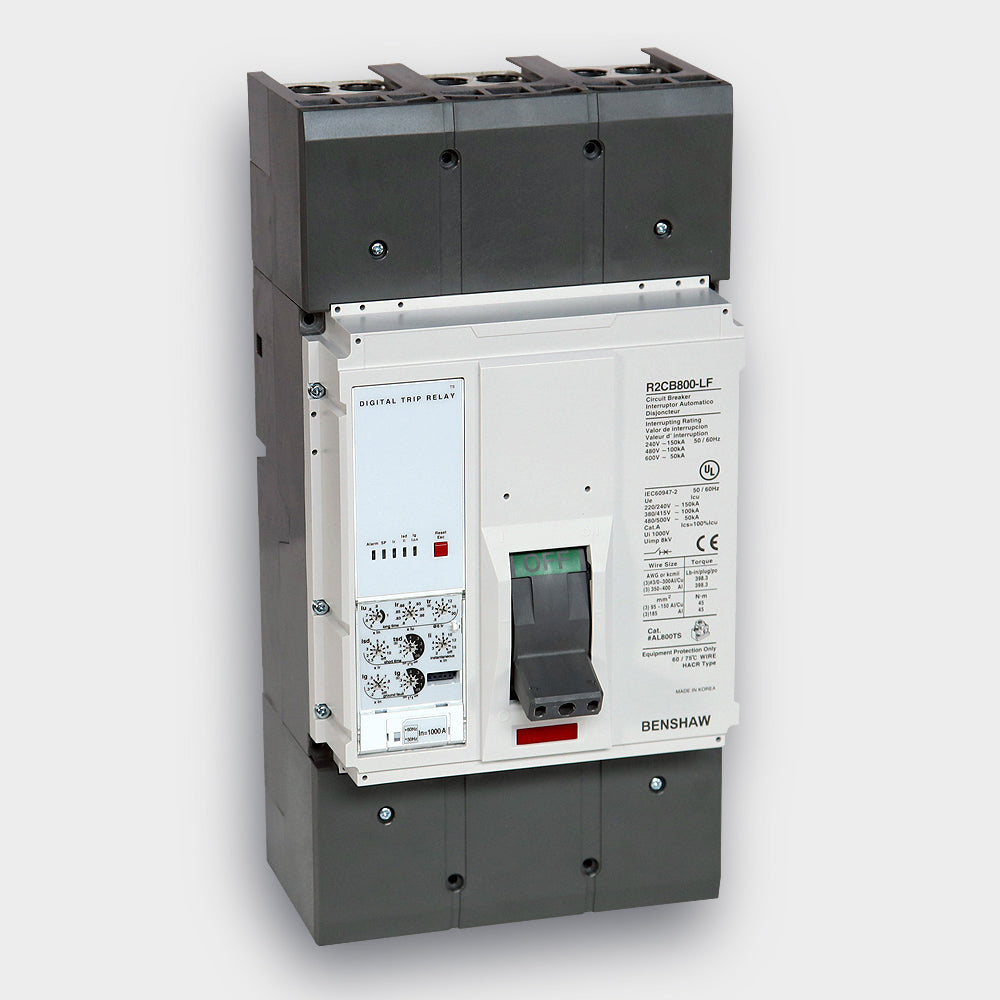 Circuit Breaker 800 A - 800 Frame 3P 600 VAC, H-High Fault, NG0 Trip Unit, 65 KAIC Interrupt at 480 VAC