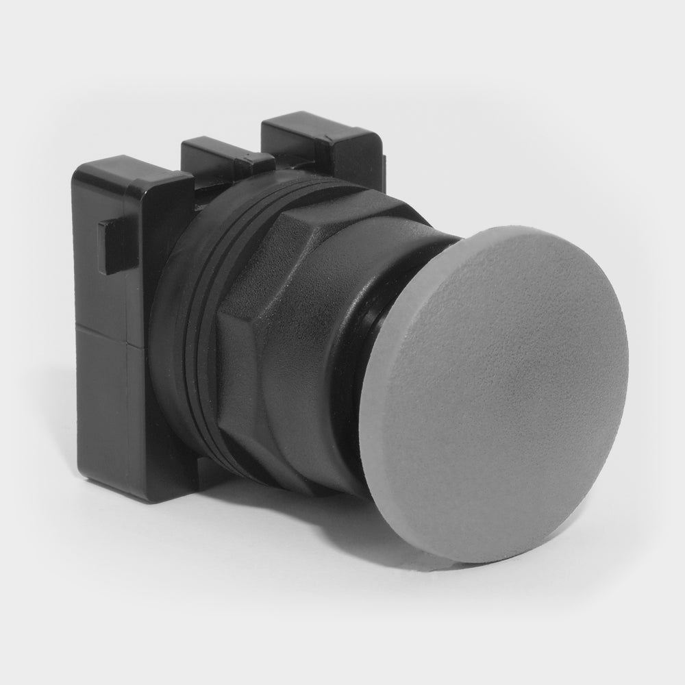 Push Button - Mushroom BLACK 1 Normally Open