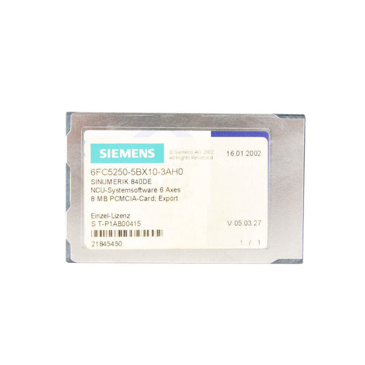 Siemens 6FC5250-5BX10-3AH0